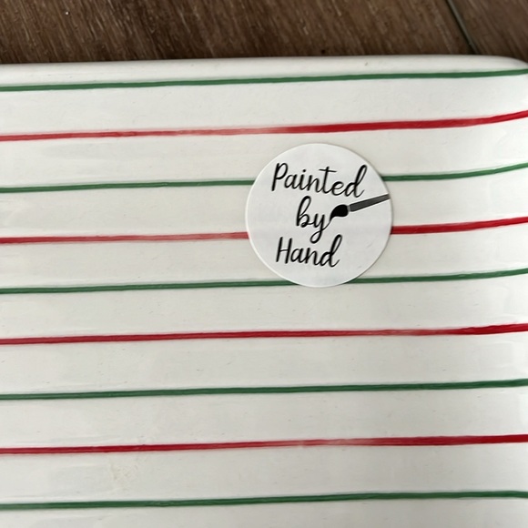 NWOT! Christmas Santa 🎅 Oblong Platter w/ handles. Gorgeous!! - Picture 2 of 7